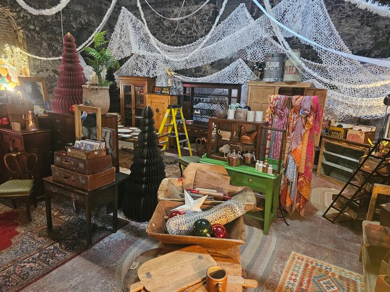 Inside The Vintage Guy antique barn